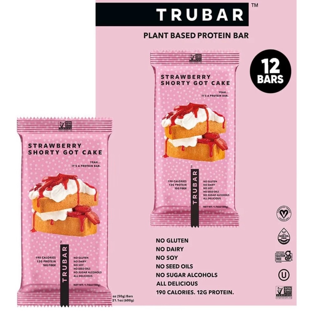 Strawberry Shorty Got Cake Protein Bar - Pink